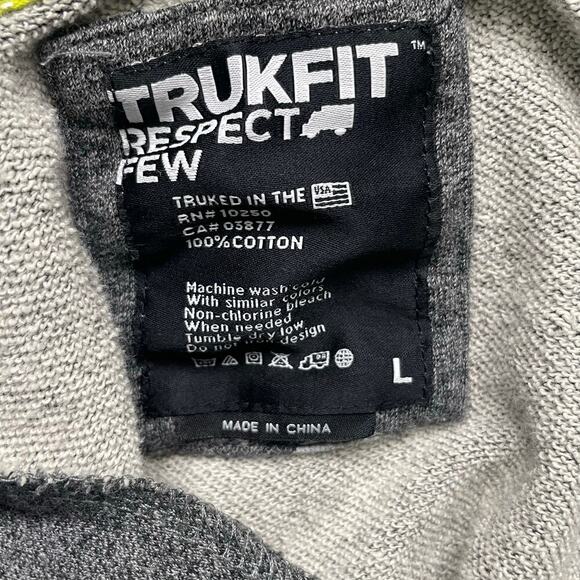 TrukFit Hooded Full Zip Jacket Sweatshirt Polka Dot Lil Wayne Streetwear Large - Picture 5 of 5